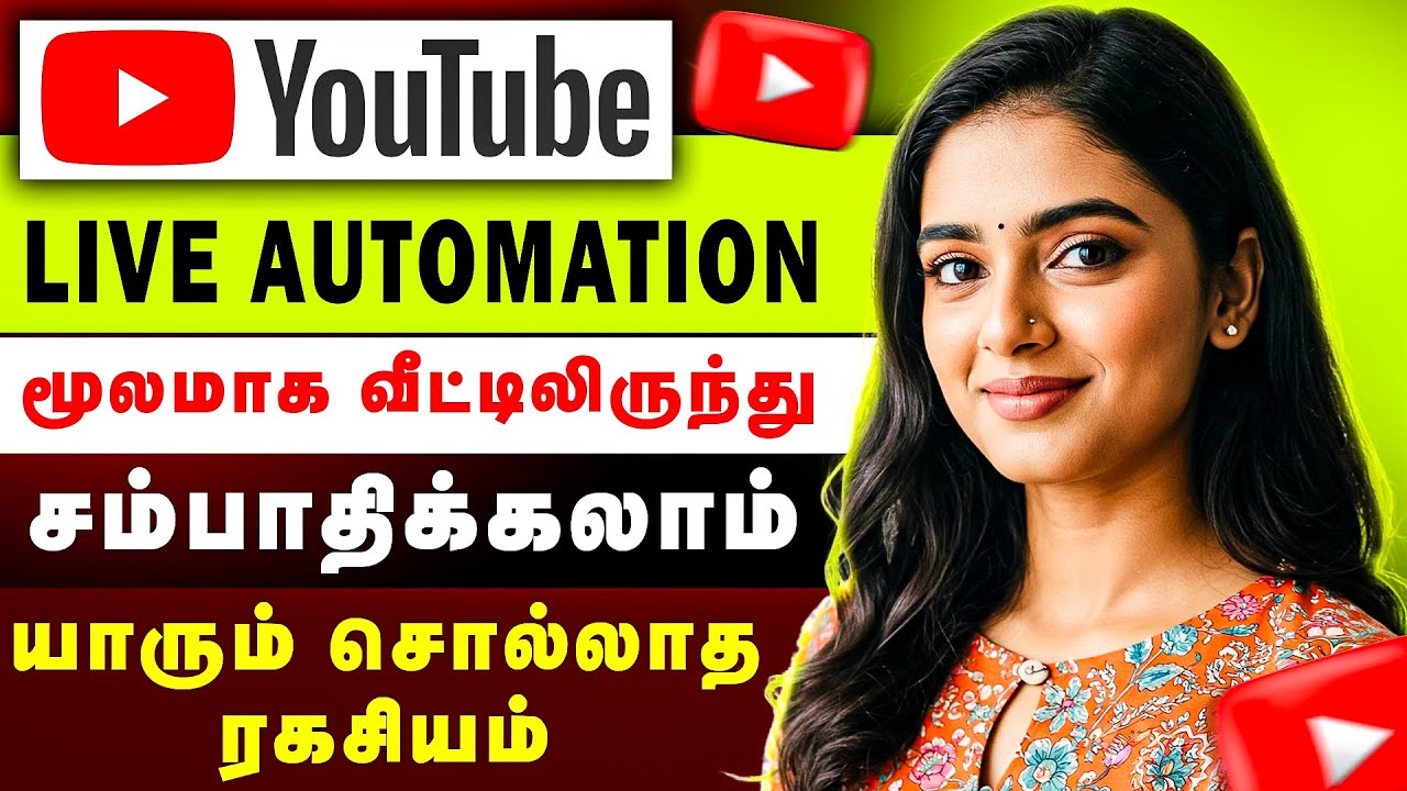 Work From Home Jobs In Tamil | Make Money Online with YouTube Live Tamil (Full Guide)