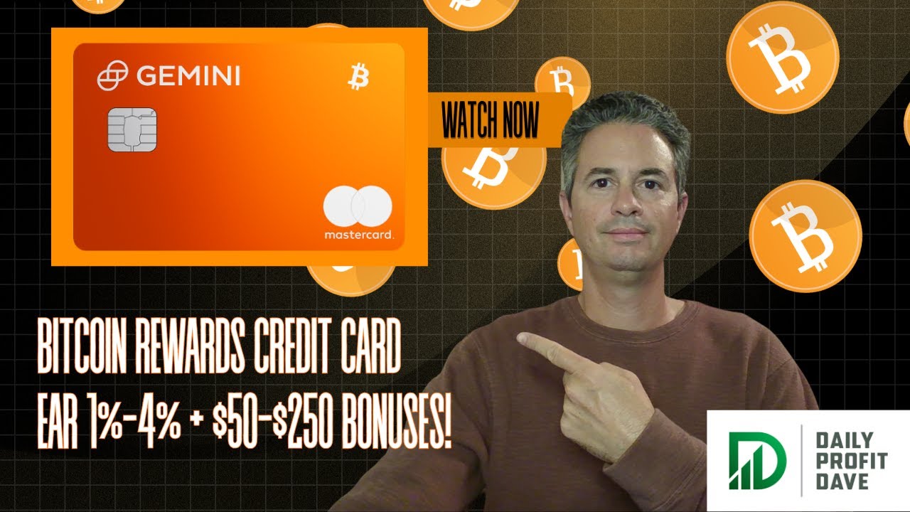 Bitcoin Rewards Credit Card! Best Reward Card Ever!