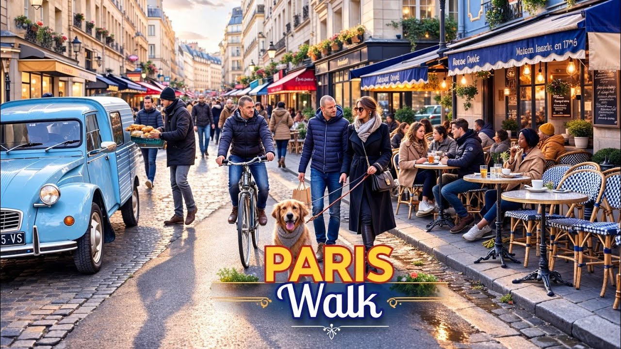 February 20, 2026 ☀️ Place Saint-Michel Walk | Hidden Streets & Unexpected Moments | 4K