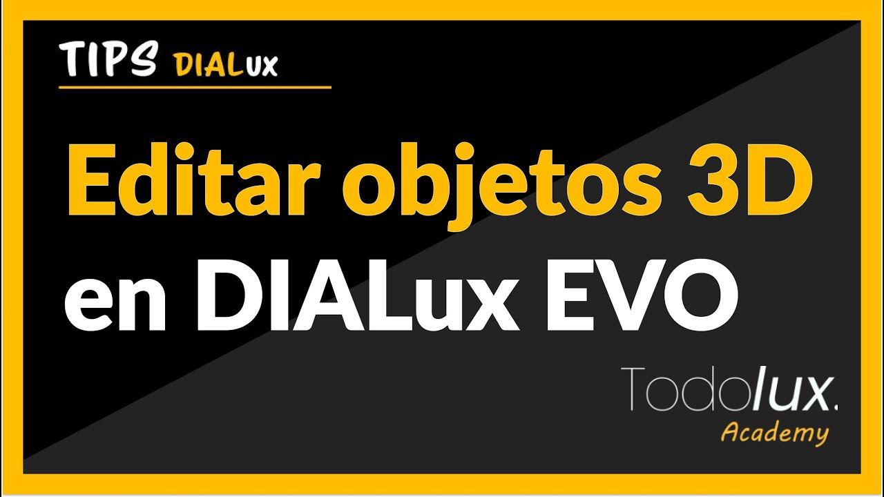 Editar objetos 3D en DIALux EVO - substraer y unificar.