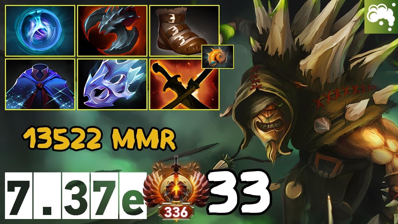 Bristleback  | 13522 MMR | 33 | 7.37e | Immortal Dota