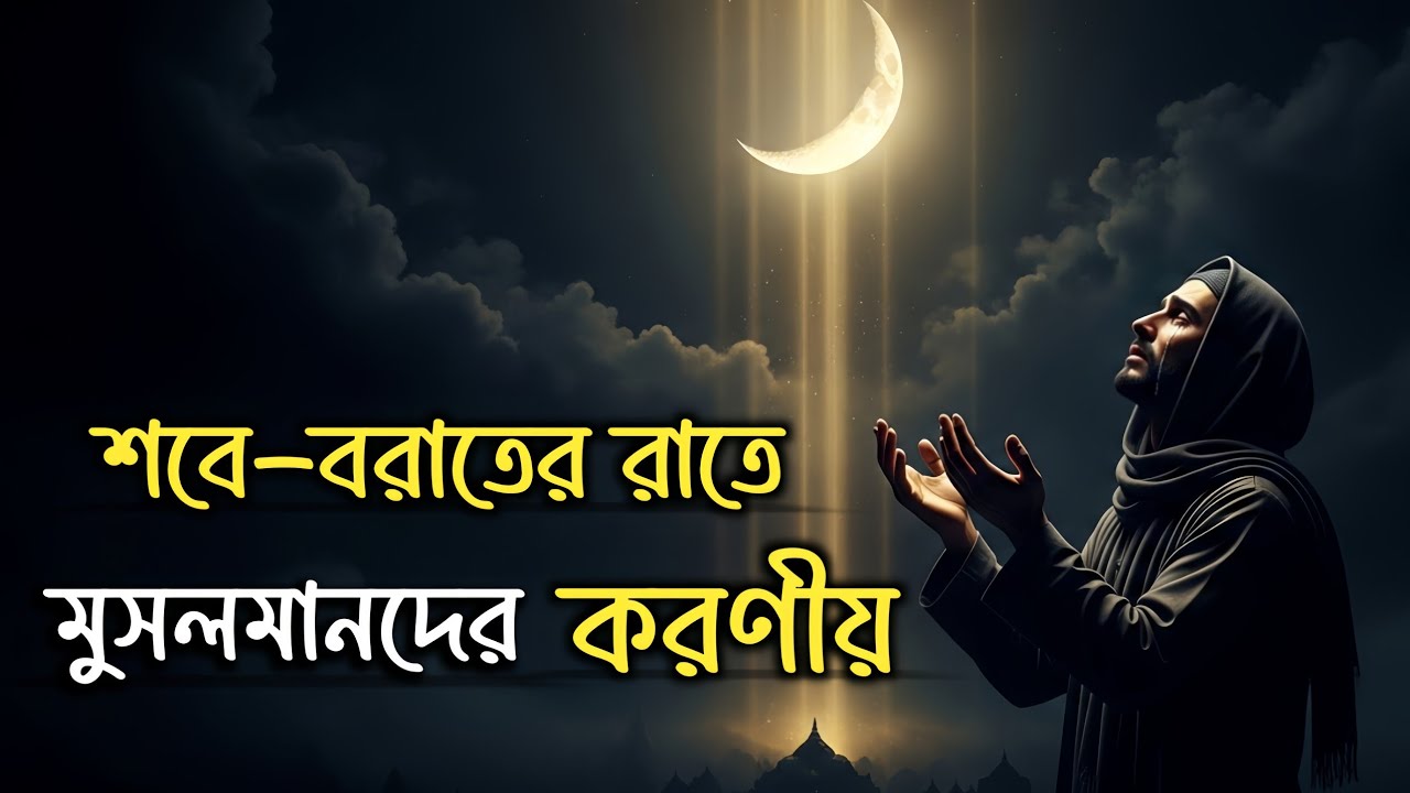 শবে-বরাতের রাতের আমল || মুসলমানের ভাগ্য পরিবর্তনের রাত...Shab e Barat 2026