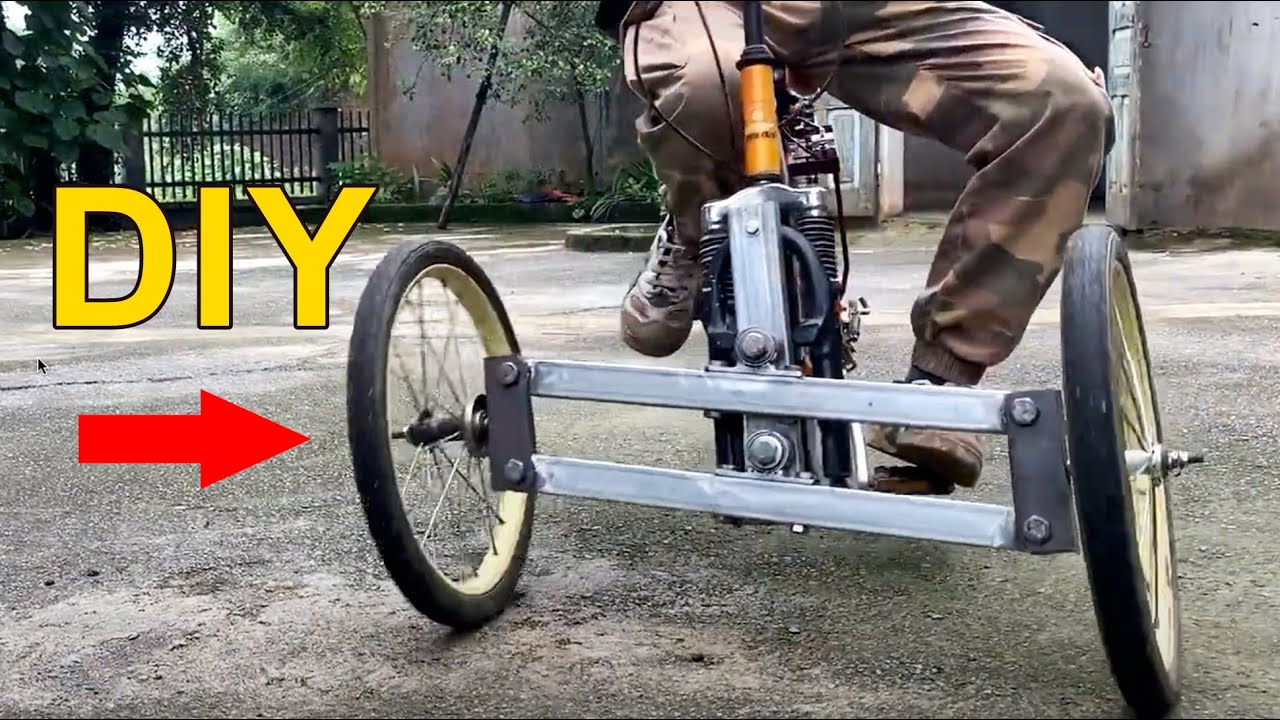 DIY cargo bike First Experience Making A Super Electric Tricycle Homemade From Scrap