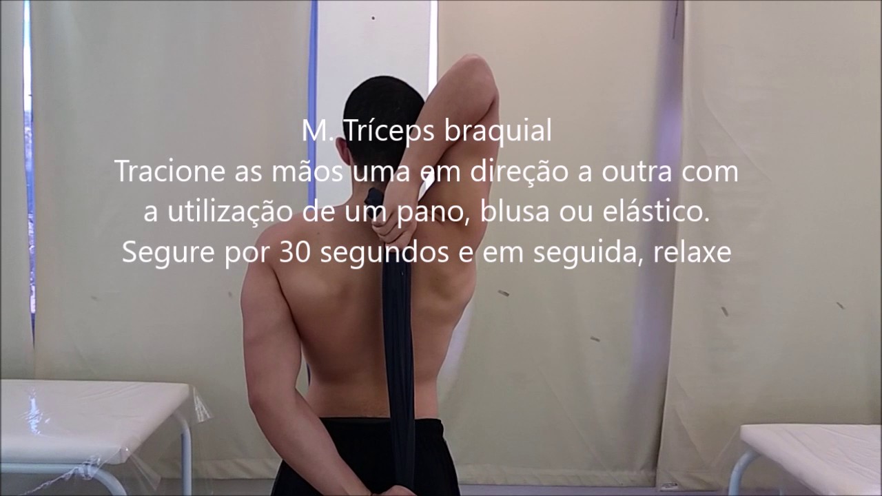Auto alongamento dos músculos do cotovelo e punho - FDM