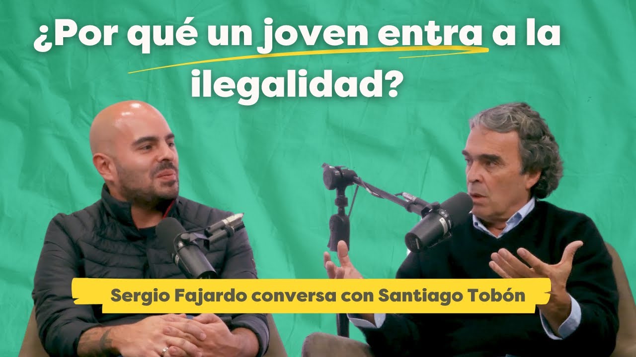Sergio Fajardo conversa con Santiago Tobón: ¿por qué un joven entra a la ilegalidad?