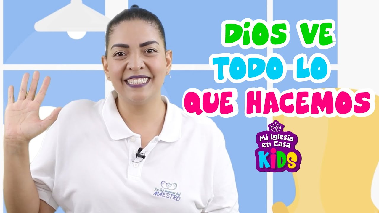 Enseñanzas Bíblicas para Niños 😃 “DIOS VE TODO LO QUE HACEMOS” ⭐