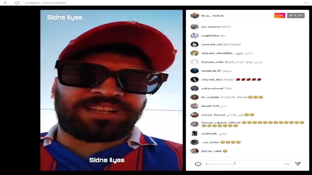 Live  ilyas el maliki kaydwi 3la l malik 😂🔥 الياس المالكي لايف 03/06/2022