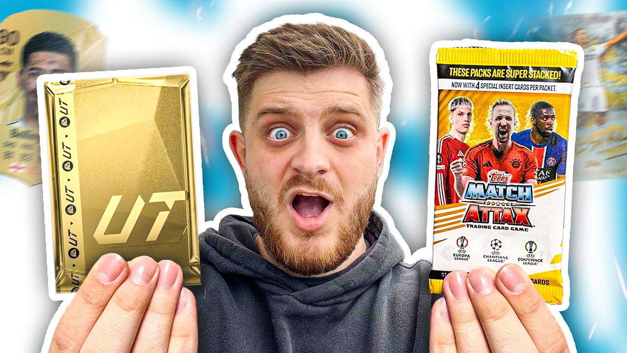FC 25 PACKS or MATCH ATTAX - Which is *BETTER*?! (Real Life vs Virtual Packs!)