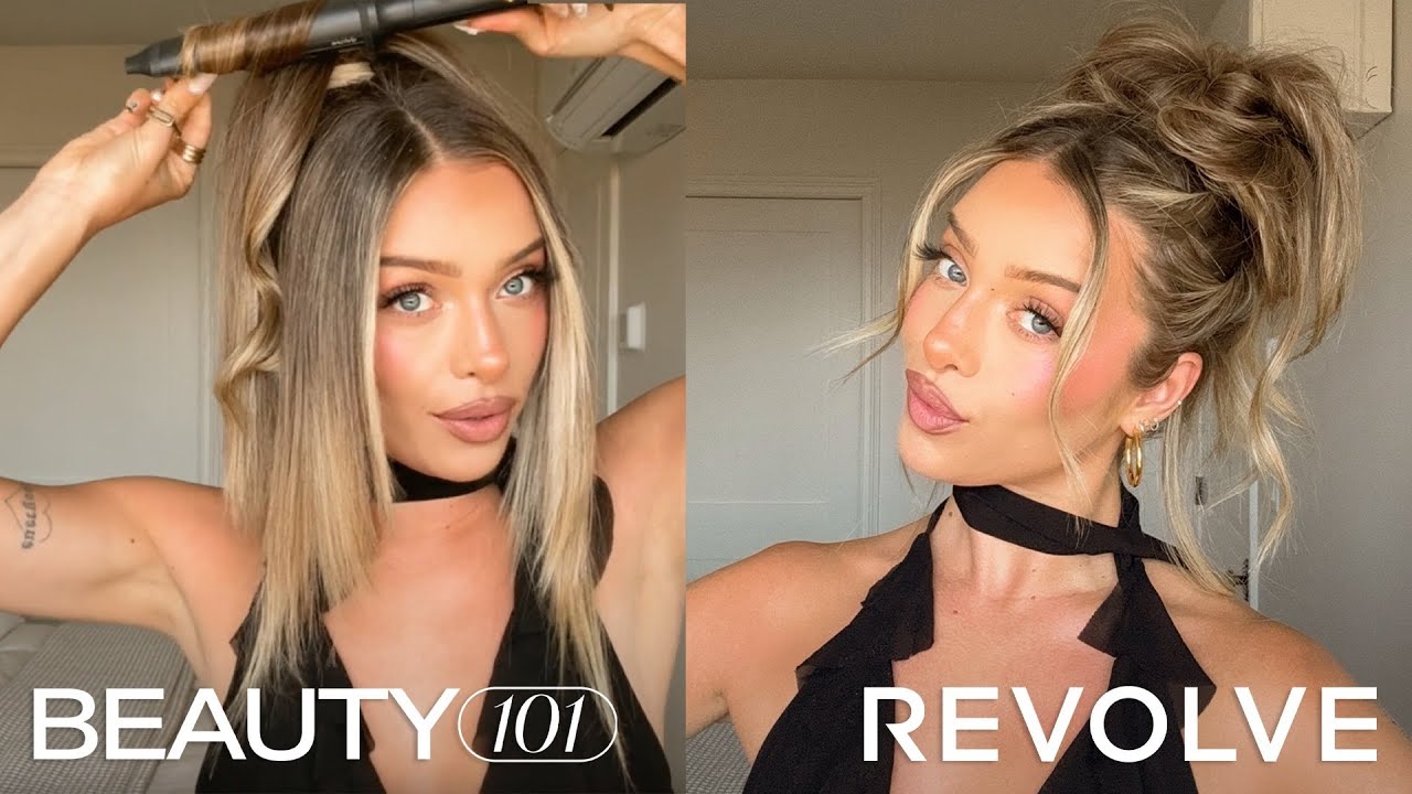 Delaney Childs' Signature Messy Bun Tutorial | Beauty 101 | REVOLVE