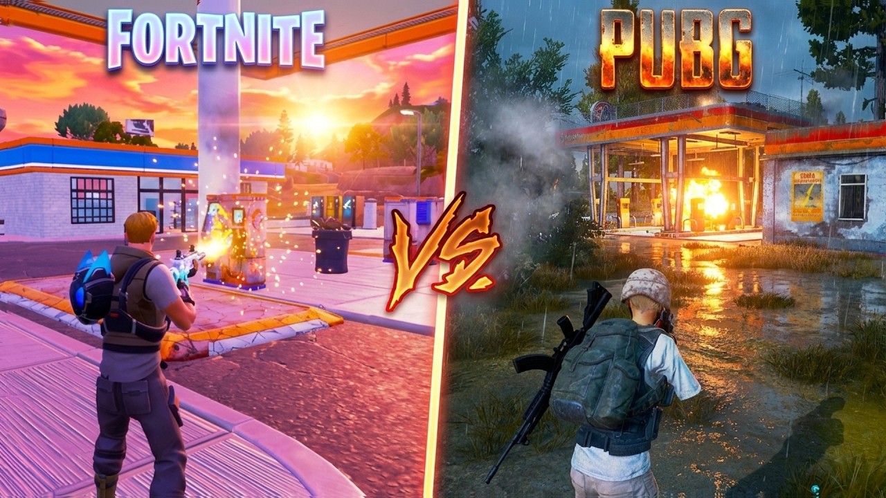 Fortnite vs PUBG: Most Detailed Comparison On YouTube I English & Hindi Audio