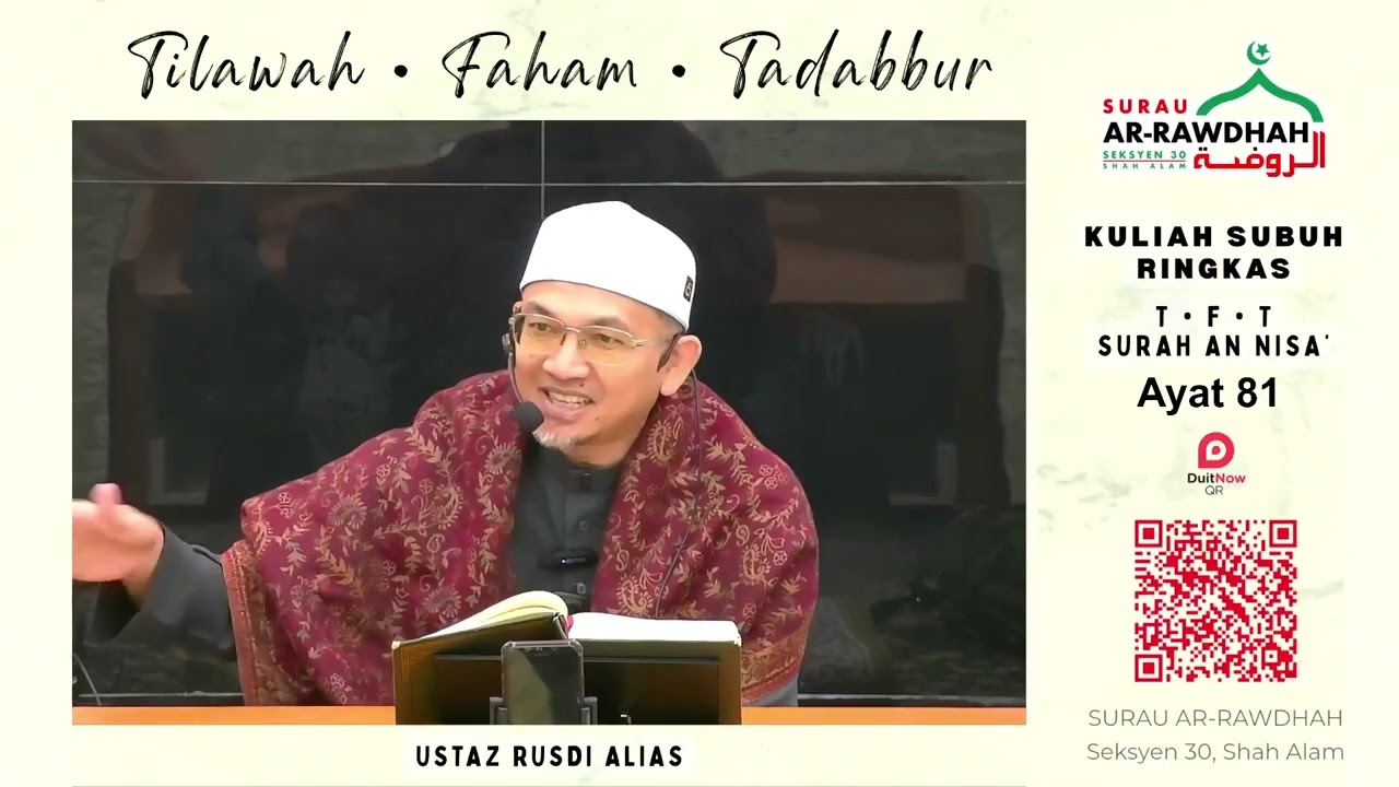 KULIAH TFT Surah An-Nisa' ayat 81