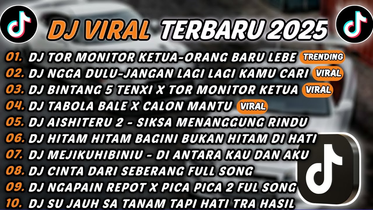 DJ TIKTOK TERBARU 2025 - DJ TOR MONITOR KETUA-ORANG BARU LEBE🎵DJ NGGA DULU-JANGAN LAGI LAGI KAMU🎵
