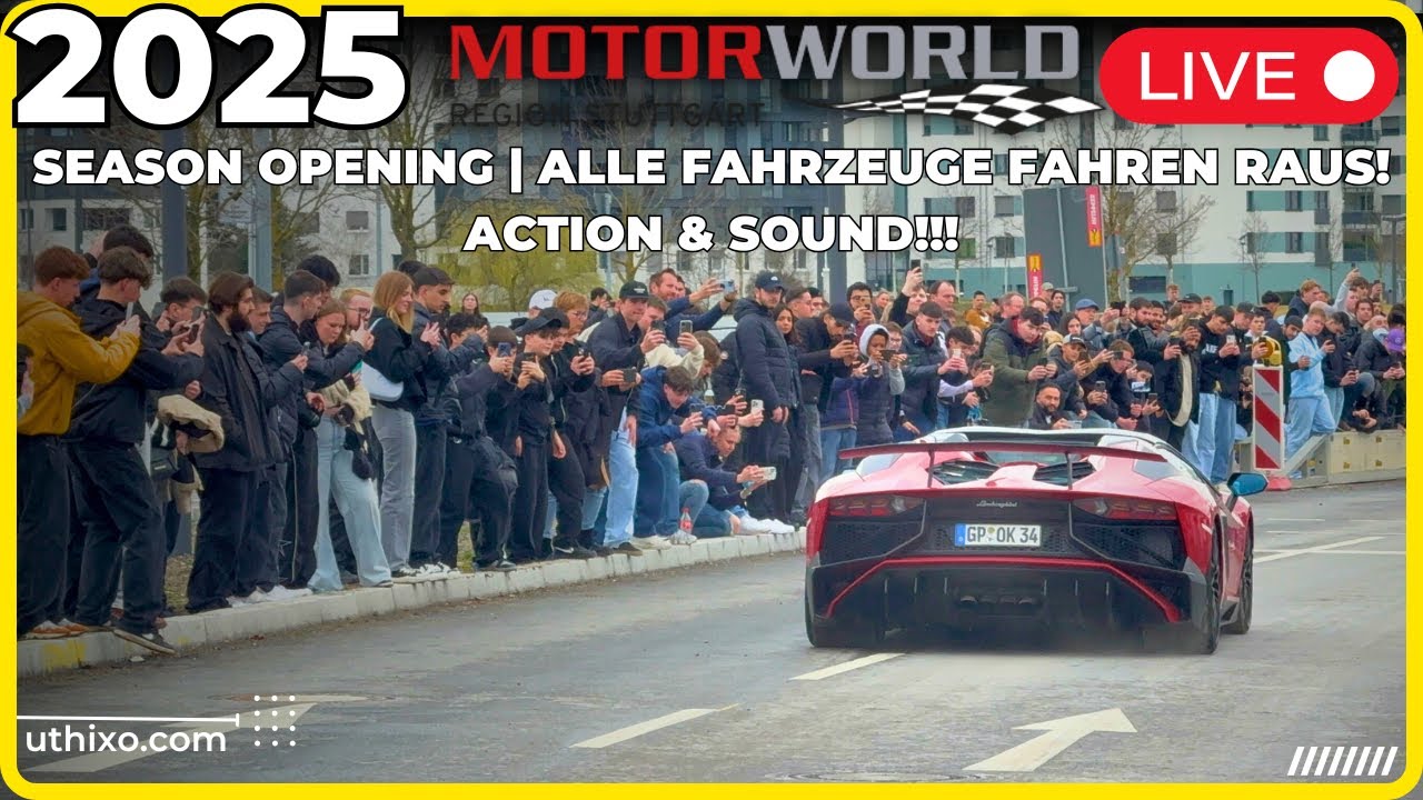 LIVE | 2025 SAISONSTART MOTORWORLD BÖBLINGEN - Sound, Drift, Burnout ACTION!! Rausfahren aller Autos