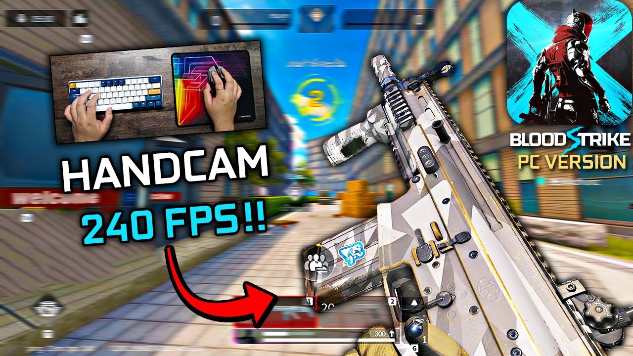 [Handcam] BLOOD STRIKE PC 240 FPS Ultra Graphics | Hot Zone - Science Park (Keyboard Sounds ASMR)
