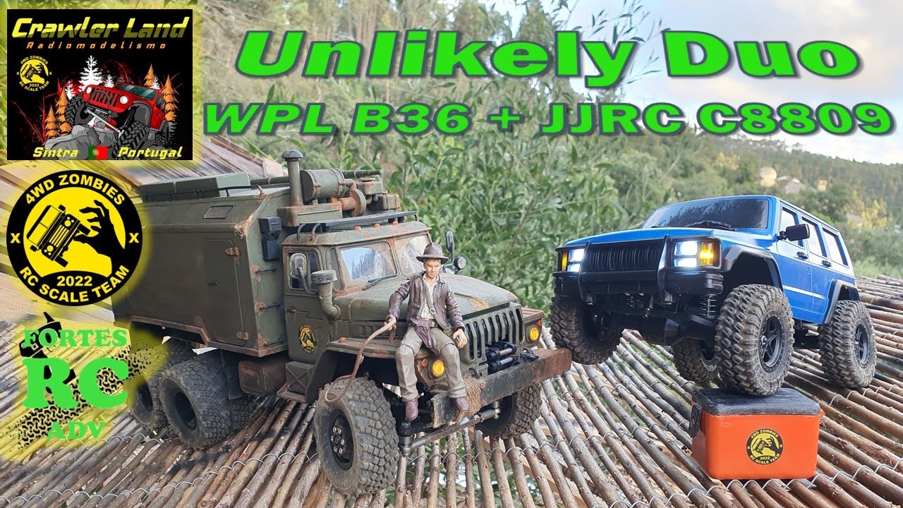 JJRC C8809 + WPL B36 - CRAWLER LAND SINTRA
