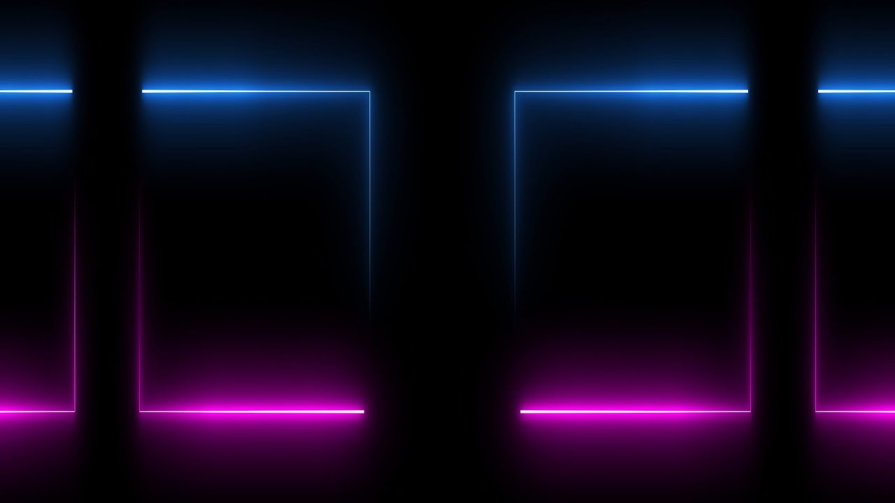 4K VJ Loops Pink Blue Neon Lights Background Live Wallpaper Screensaver Loop