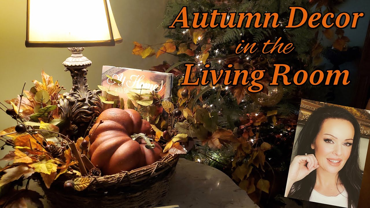 Autumn Decor in the Living Room