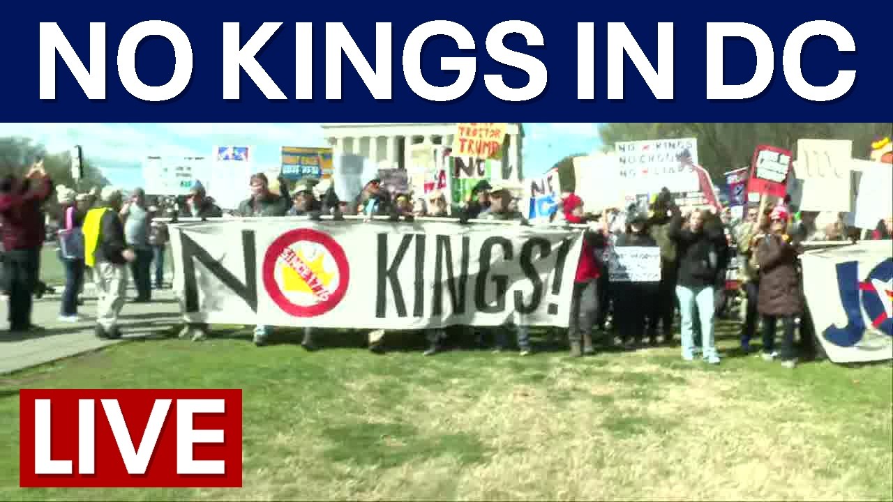 LIVE | No Kings rally in Washington, D.C.