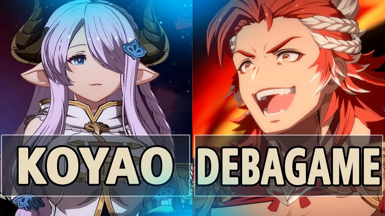 GBVSR:🔥Koyao (EX Narmaya) Vs debagame (Wilnas)🔥| High Level Gameplay.