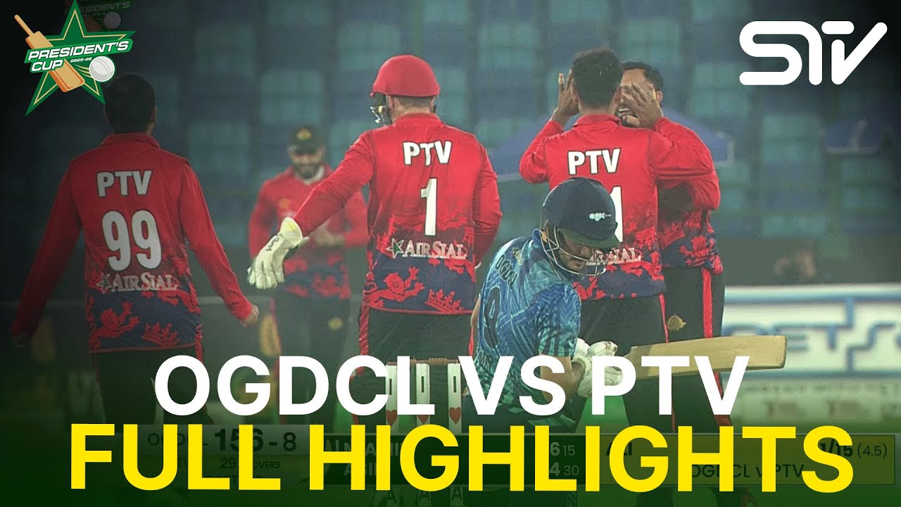 Full Highlights | OGDCL vs PTV | President's Cup Grade | SF-1 I 2025-26 | PCB | M2V1S