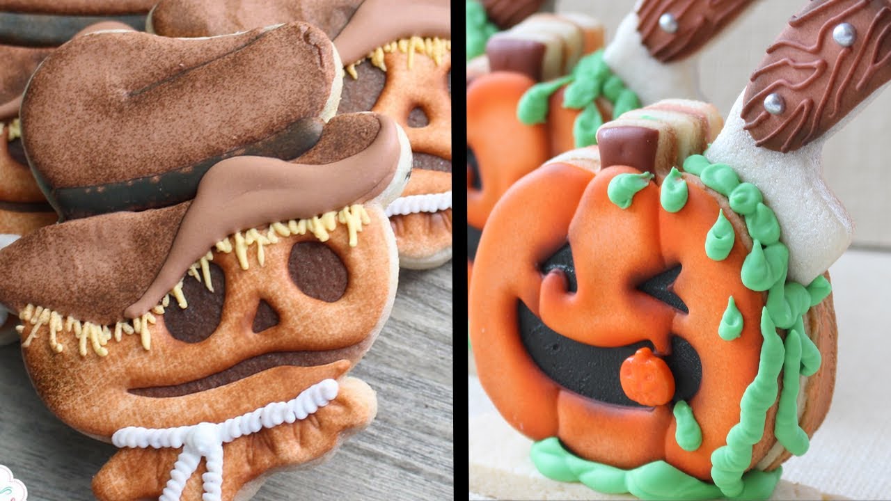 Halloween Decorated Cookies - How to decorate Halloween Cookies with Royal Icing