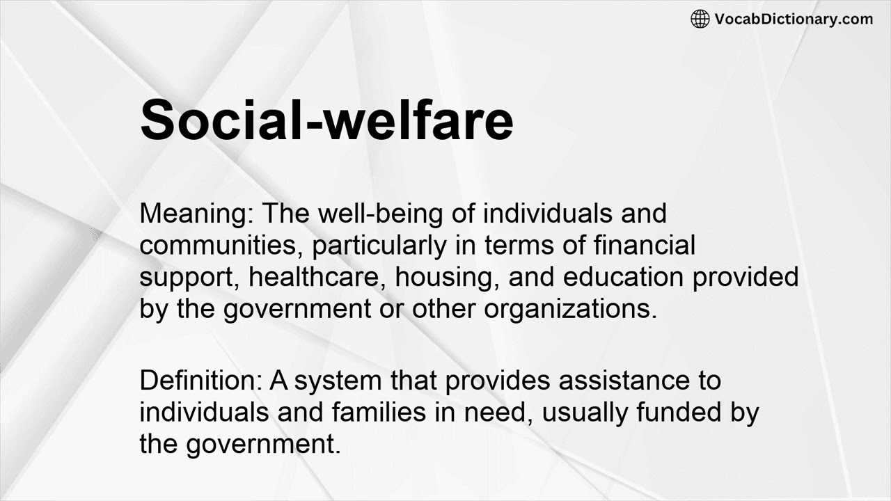 Social-welfare Meaning