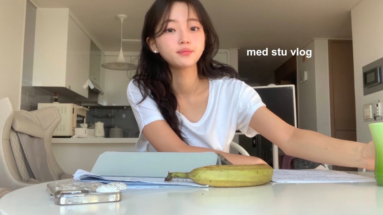 Med student day off vlog: no plans, no matter (revising paper, organizing lip products, baking)