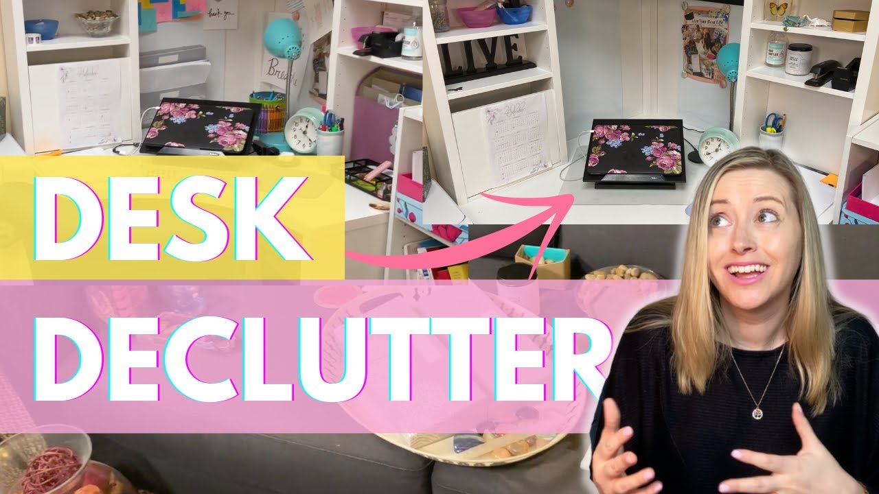Can’t FOCUS?? Try Decluttering Your Desk #WithMe