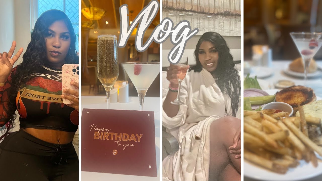VLOG | CELEBRATING HUBBY'S BDAY | SPA DAY | COUPLES MASSAGES | DINNER | MOVIE | DAY DATE | DRINKS