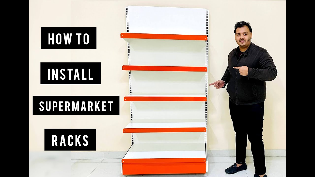 Supermarket rack installation | How to install departmental store racks | Racking India |