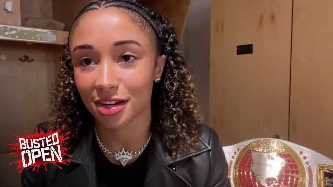 Kelani Jordan on Gymnastics vs. Wrestling, Studying Shawn Michaels, Dream WWE Match | Busted Open