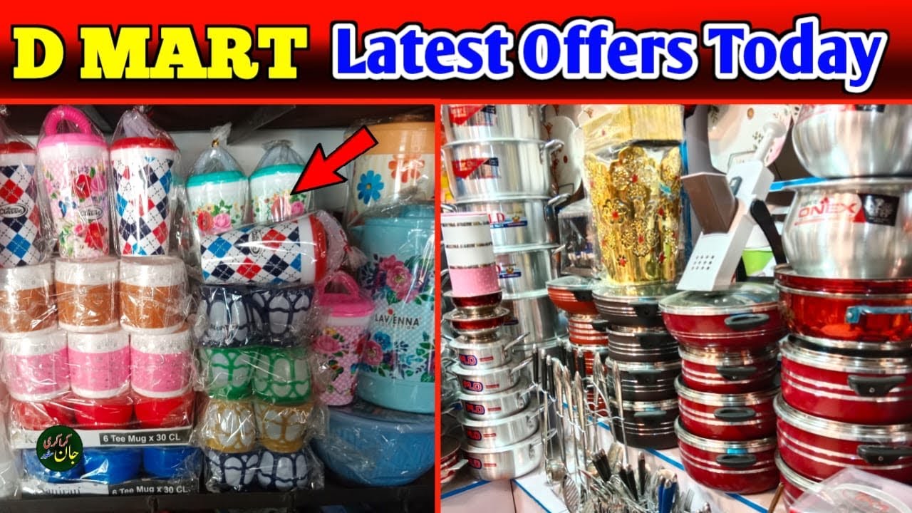 🔥DMART latest offers, Find latest Kitchen Items Clearance Sale Offer's , Jan Crockery Store