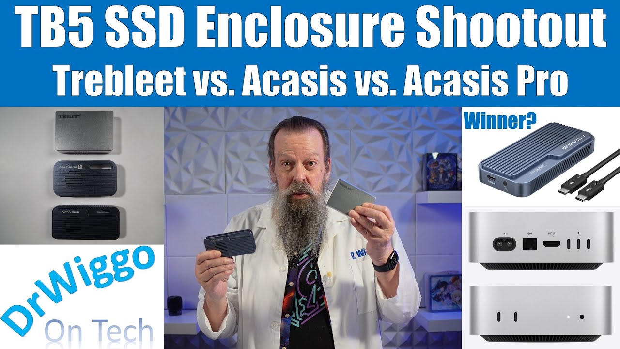ThunderBolt 5 SSD Enclosures: Trebleet or Acasis (or Pro)?