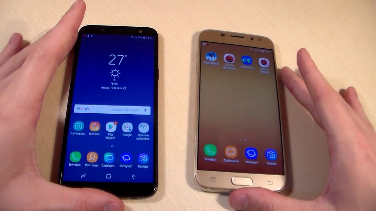 Samsung Galaxy J6 2018 vs Samsung Galaxy J5 2017