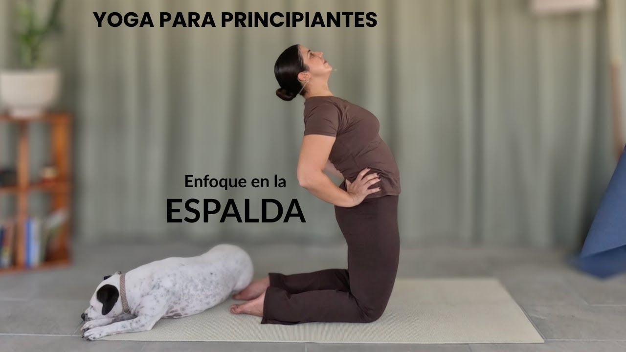 Yoga para principiantes para aliviar tensión en la espalda