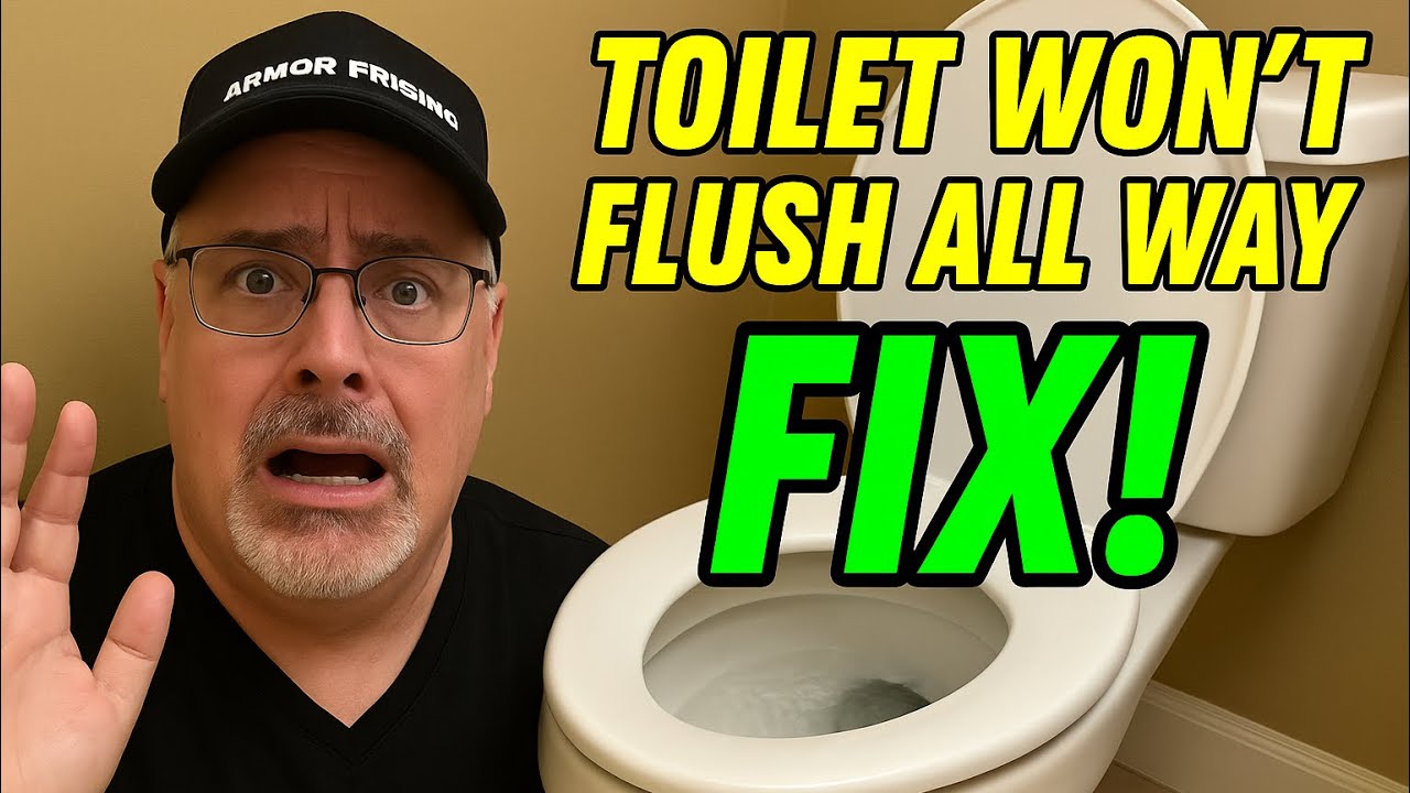 Toilet Won&rsquo;t Flush Right? FIX IT in Minutes (No Plumber Needed!)