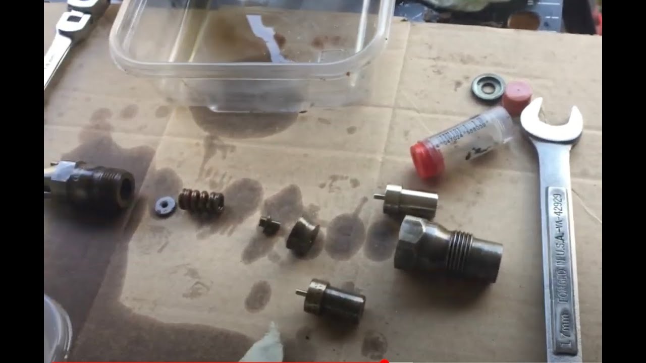How to rebuild old Benz Diesel fuel injectors - 