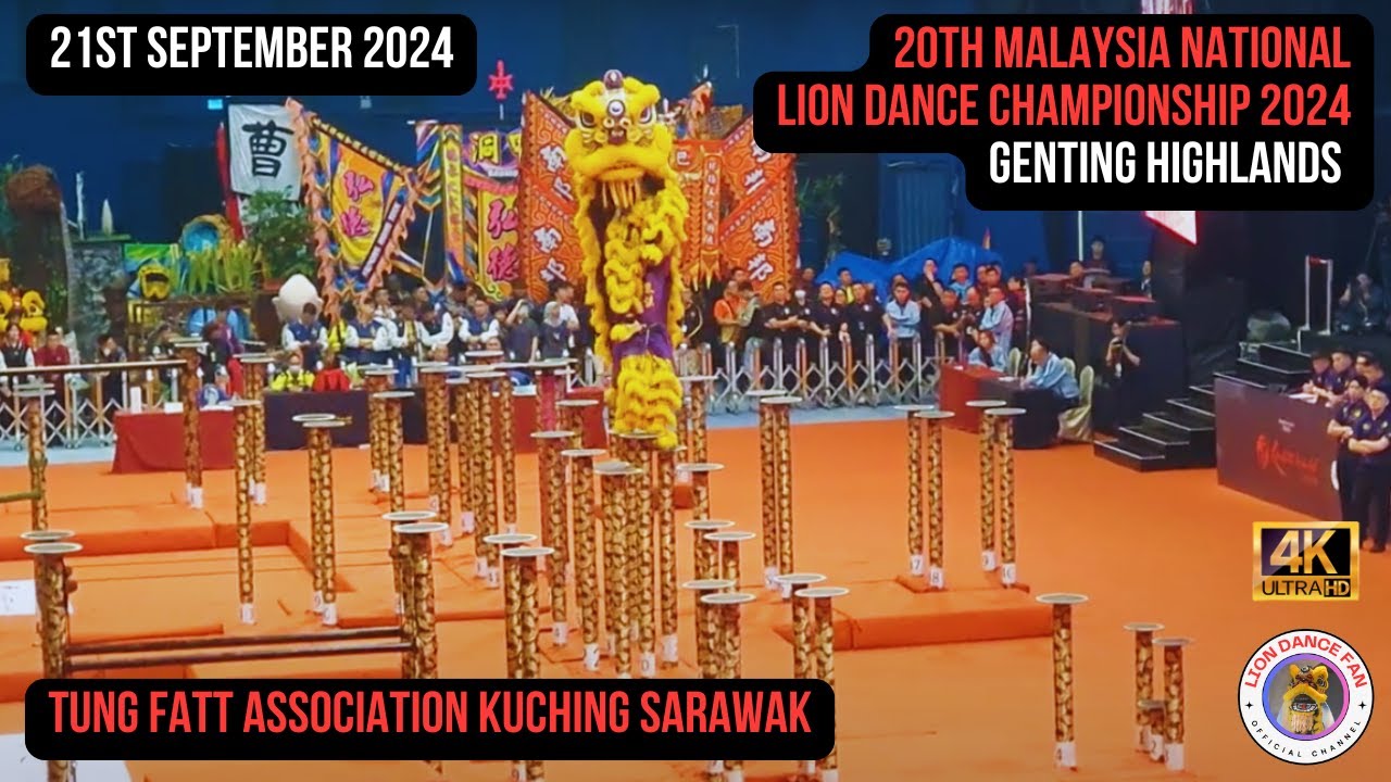20th Malaysia National Lion Dance Championship 2024 - Tung Fatt Association Sarawak (8.88)