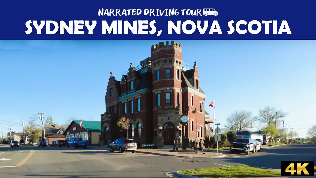 🛣️ Sydney Mines, Nova Scotia ⚓ 4K Drive