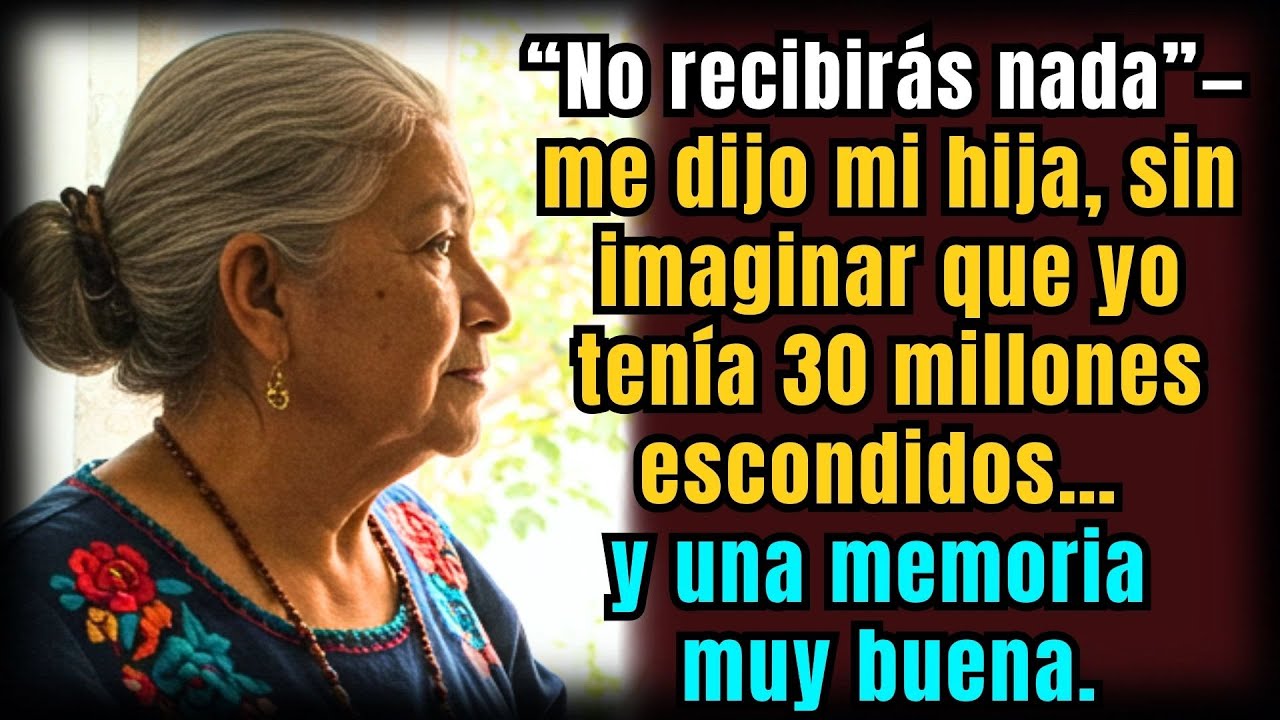 “No recibirás nada” — dijo mi hija… sin saber que yo gané 30 millones en la loteria