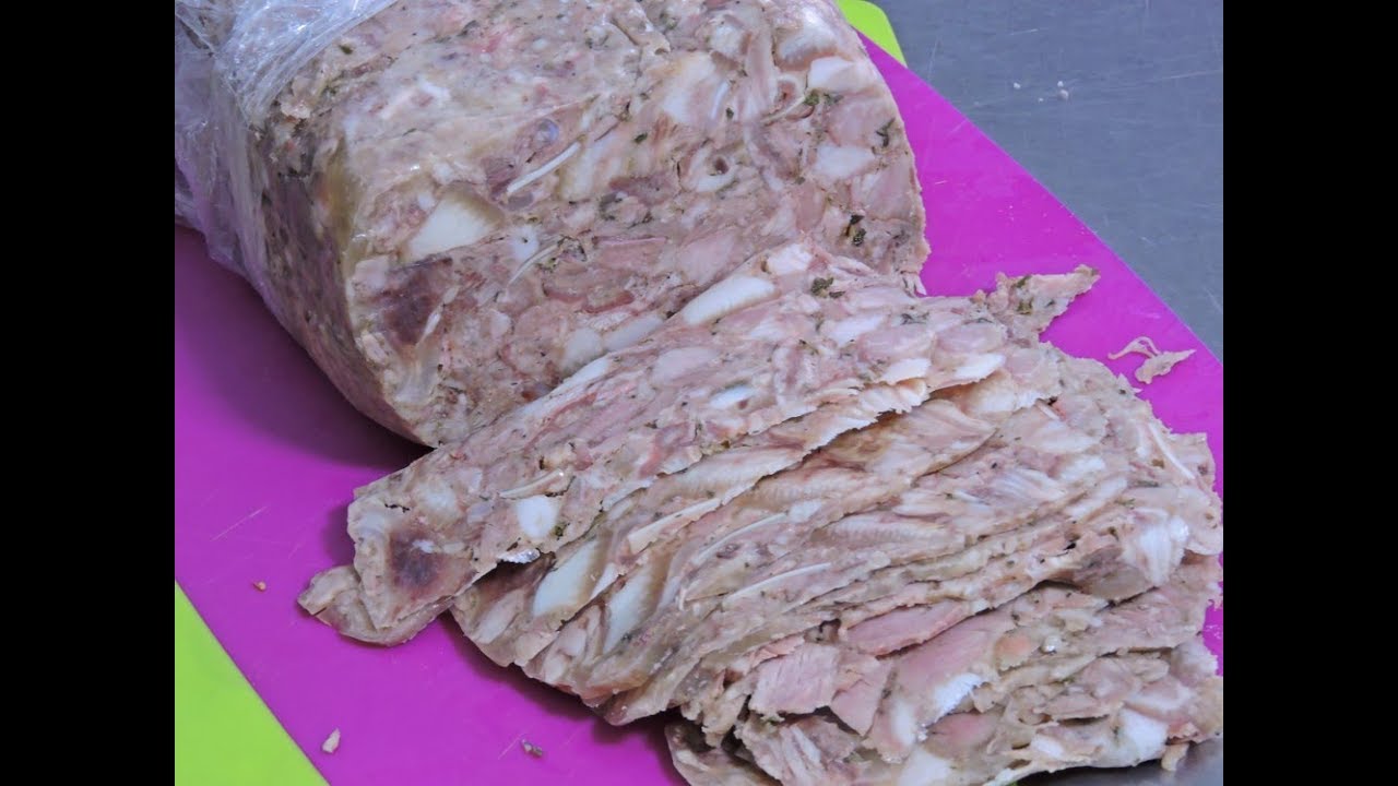Queso de puerco casero.- RecetasdeLuzMa