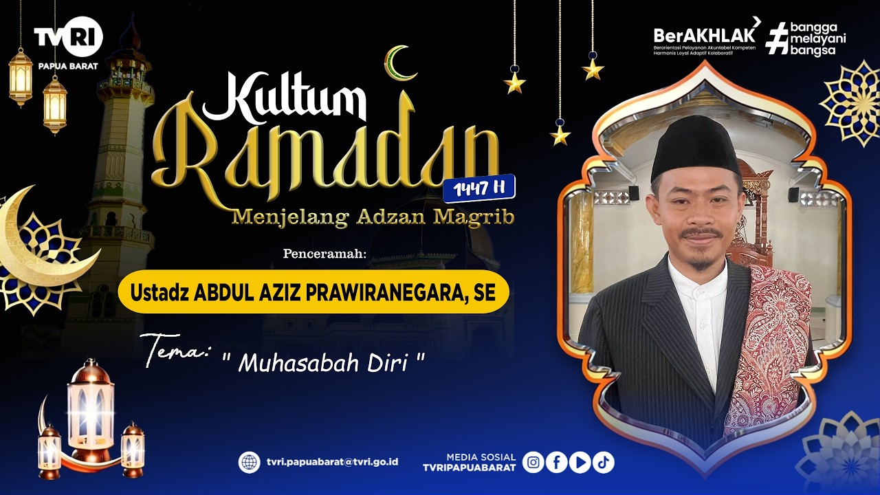 🔴 SIARAN LANGSUNG || KULTUM RAMADAN || MUHASABAH DIRI
