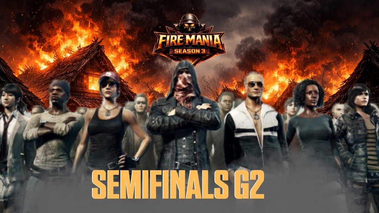 [ HINDI ] FIRE MANIA SEASON 03 SEMI FINAL IS LIVE | 10,000 INR PP || 4K LIVE || #BGMI #BGIS