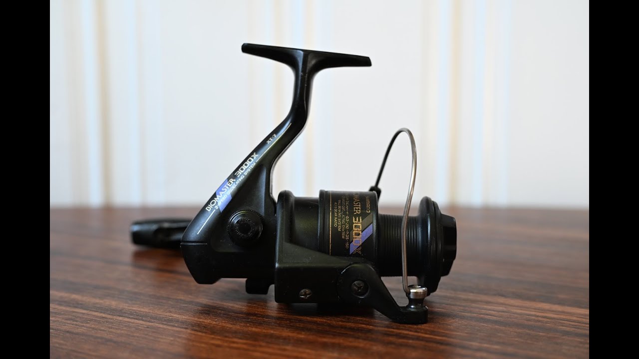 Shimano Biomaster 3000x. Stationärrolle 1990er Jahre. Wartung und Pflege. Teil1: Auseinanderbau