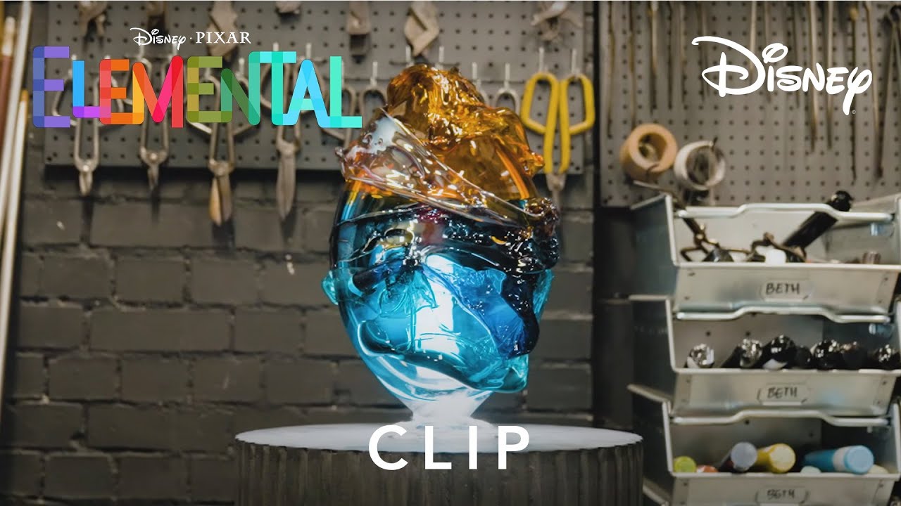 Spectacular Glass Art Inspired by Elemental | Elemental | Disney UK
