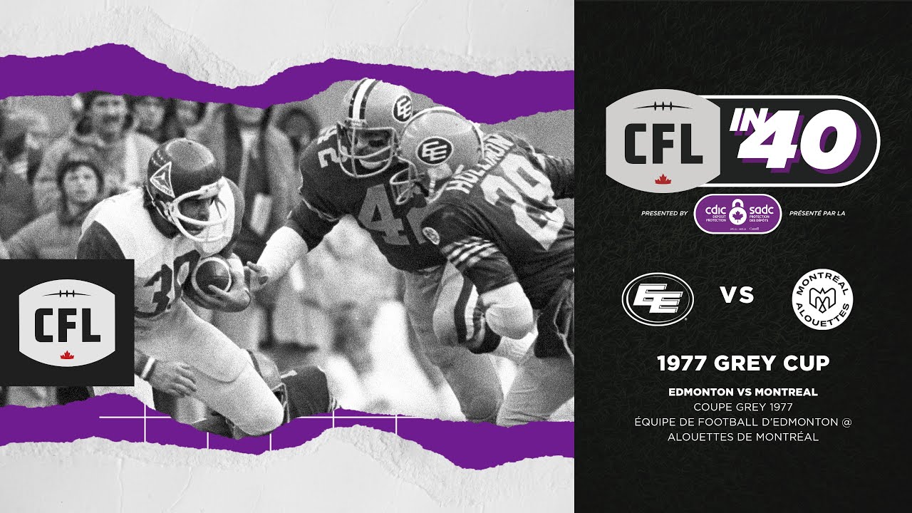 CFL in 40: 1977 Grey Cup