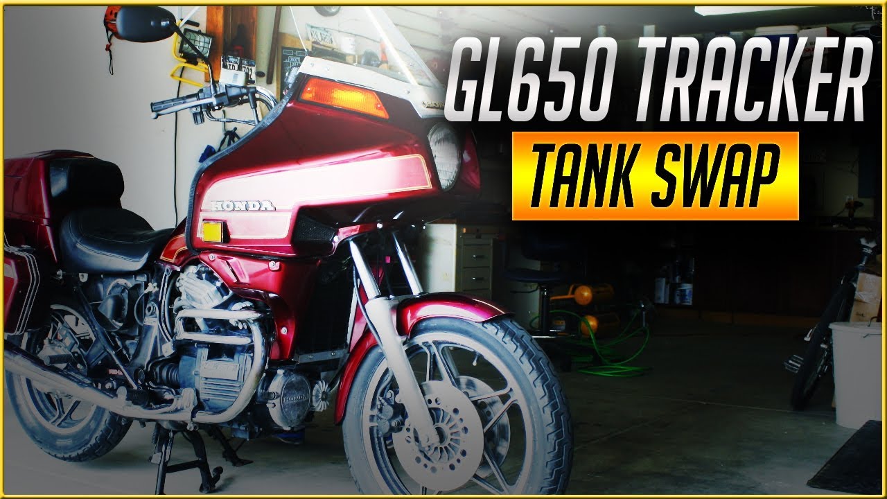 How to Swap a Honda GL650 tank Episode 1 Street Tracker Scrambler Build