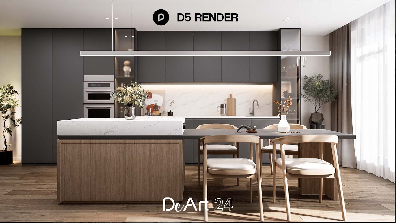 D5 Render: Interior Realistic Rendering Step by Step Tutorial