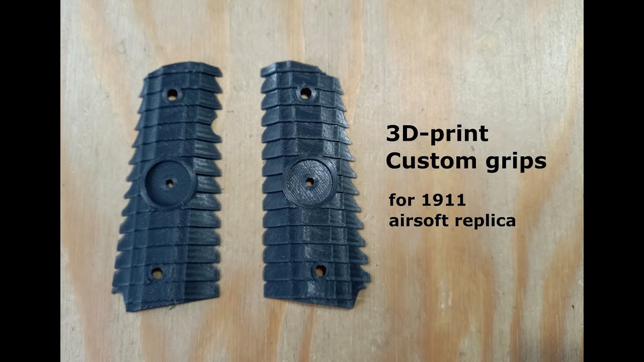3D-print Custom 1911 Grips - Bladesaw Chapter 1