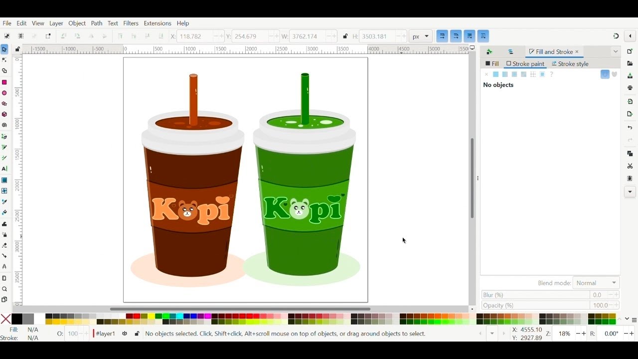 Desain Cap Coffee ☕🧋
